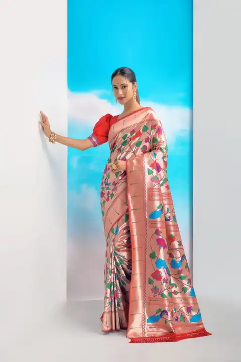 Paithani SiLk saree  uploaded by Cotton & Silk Sarees on 4/16/2023