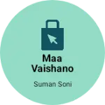 Business logo of maa vaishano ele and mobile corner