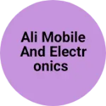 Business logo of  MOBILE AND ELECTRONICS