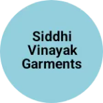 Business logo of Siddhi Vinayak Garments