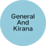 Business logo of General and kirana store fmcg grocery
