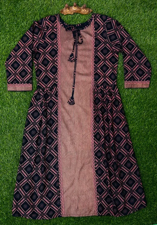 New Rayon Tunic with Foil Print  uploaded by Vihu fashion on 4/16/2023