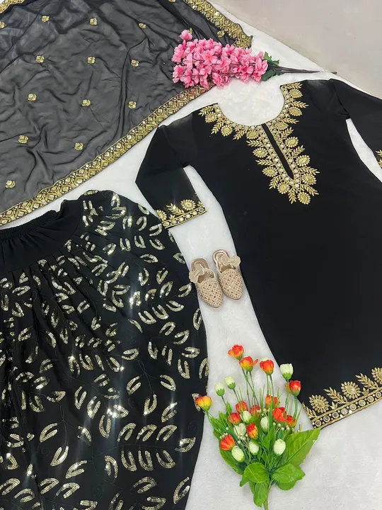 Launching New Designer Party Wear Look Top & Dhoti Salwar uploaded by Fatema Fashion on 4/16/2023