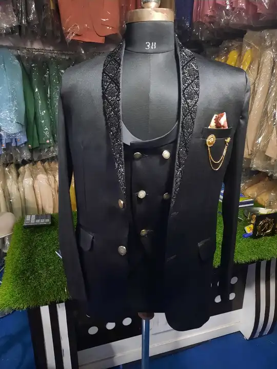 3pcs Hand Embroided Suit For Men  uploaded by Goyal's Fashion House on 6/1/2024