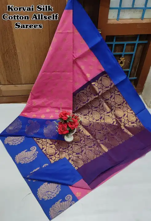 Uppada korvai kotanji silk cotton sarees  uploaded by SPA COLLECTIONS on 4/16/2023