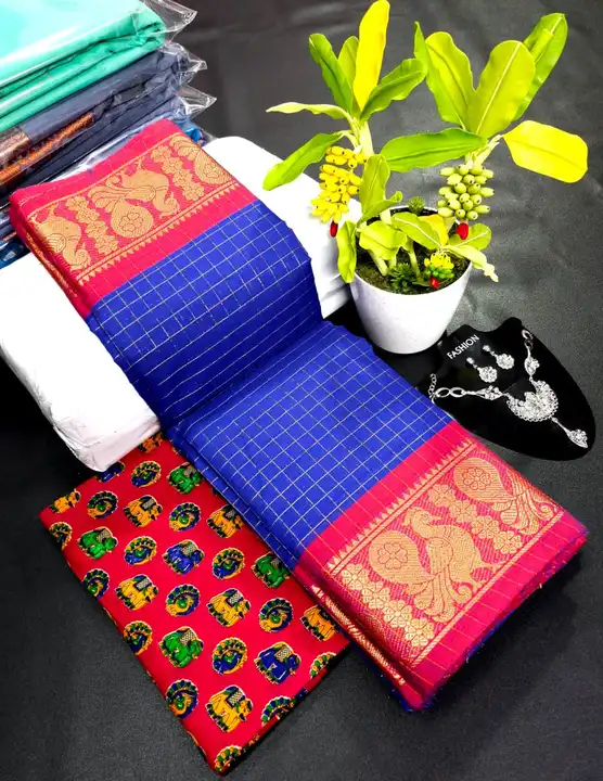 Sungadi cotton sarees  uploaded by SPA COLLECTIONS on 4/16/2023