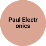 Business logo of Paul Electronics