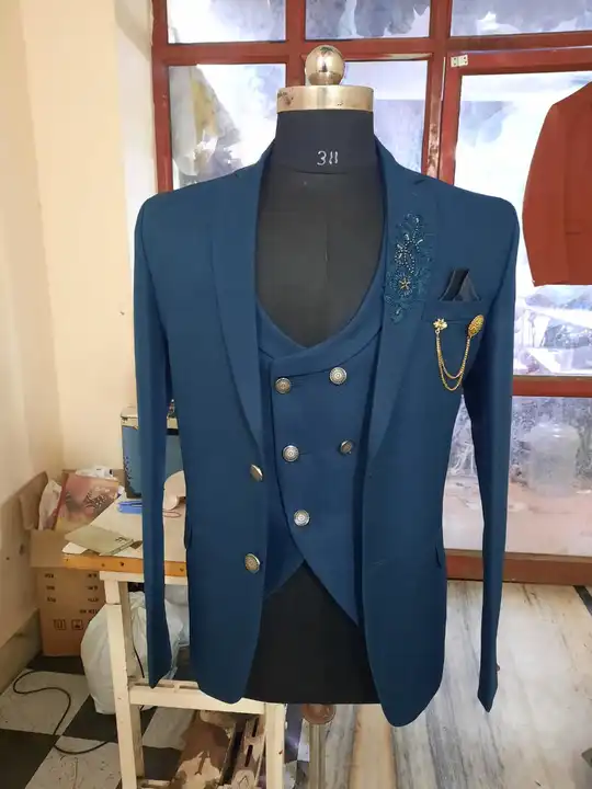 Designer 3pcs Suit For Men  uploaded by Goyal's fashion house on 4/16/2023