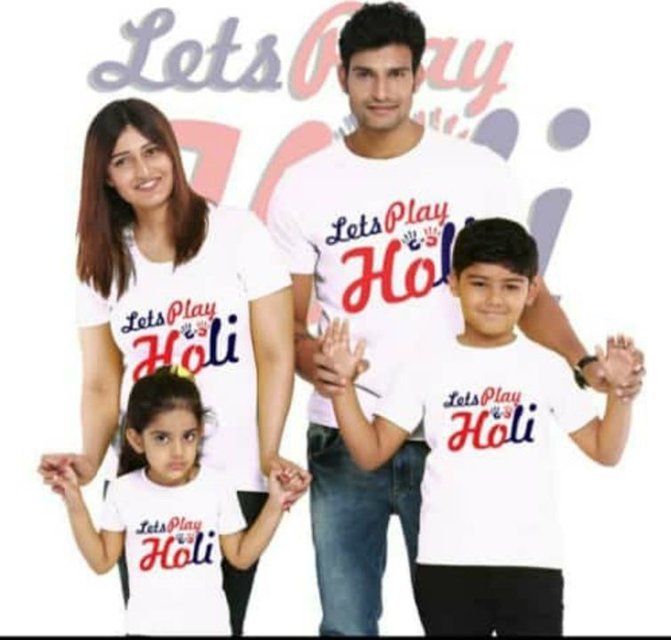 Holi t shirt 18 _ 44 size available uploaded by Cotton kurtis on 3/5/2021