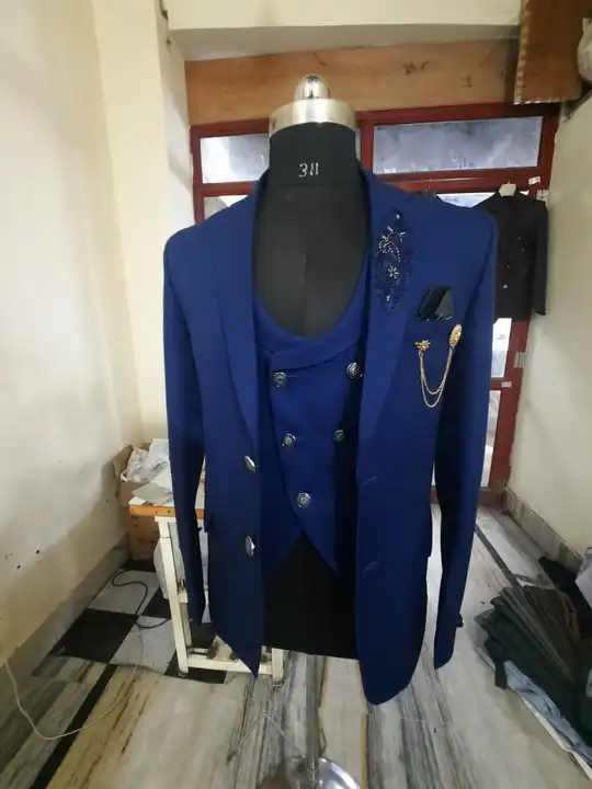 Stylish Designer 3pcs Suit For Men  uploaded by Goyal's fashion house on 4/16/2023