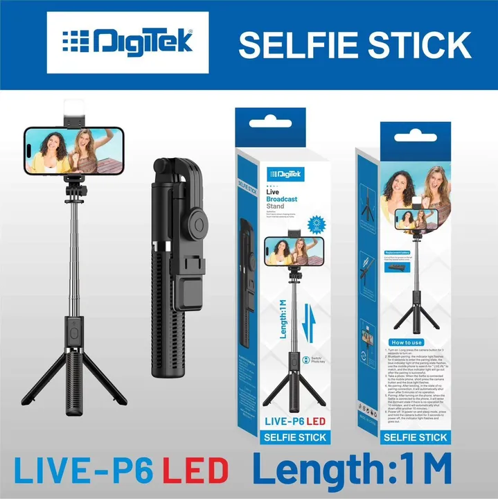 P6 led light selfe 1.5mtr uploaded by Ramdev telicom on 4/16/2023