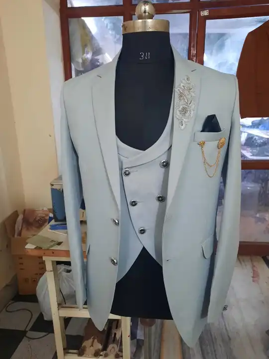 Stylish Designer 3pcs Suit For Men uploaded by Goyal's fashion house on 4/16/2023