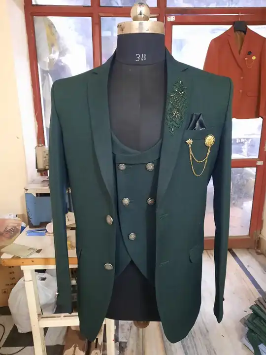 Stylish Designer 3pcs Suit For Men uploaded by Goyal's Fashion House on 5/29/2024