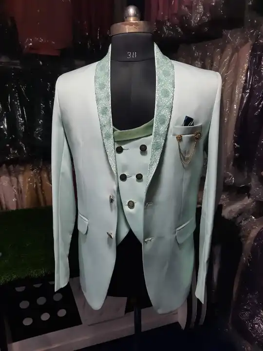 Stylish Designer 3pcs Suit For Men uploaded by Goyal's Fashion House on 6/4/2024