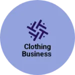 Business logo of Clothing business