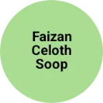 Business logo of Faizan celoth soop