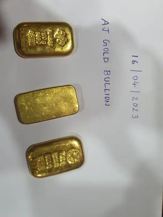 Post image Helllow everyone i am Arjun joshi director of Aj Gold Bullion we are having 100 grm bars purity 999 24 carat fine gold only serious buyers msg me Thank you 🇮🇳