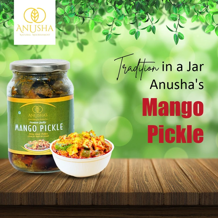Mango pickle uploaded by Anusha natural nourishment on 6/1/2024