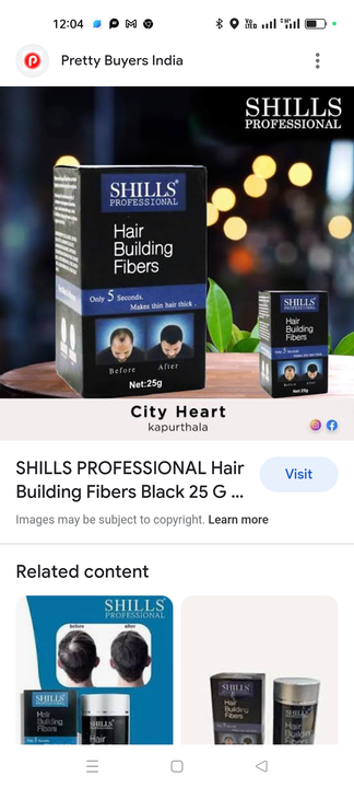 Shills hair building fibers uploaded by business on 4/16/2023