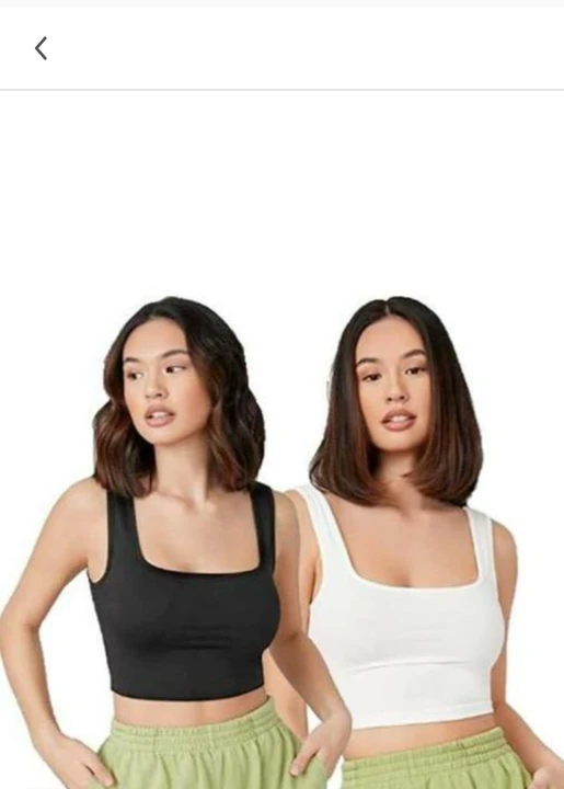 Women crop combo top  uploaded by business on 4/16/2023