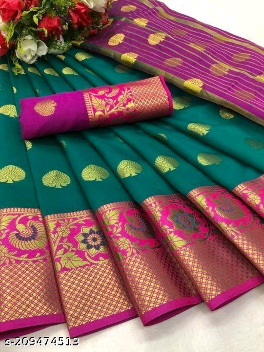 Sensational Kanjivaram Silk Sarees Vol uploaded by Online shopping.  on 4/16/2023