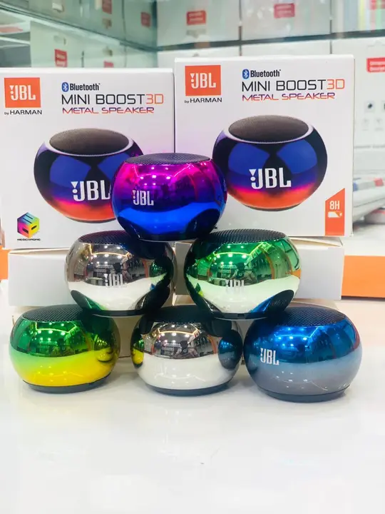 *JBL MINI BOOST 3D* mini speaker available. With TWS CONNECTIVITY OG QUALITY. Best price. 4 mix colo uploaded by Sargam Mobile on 4/16/2023