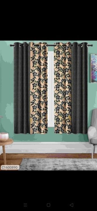 PRINTED POLYESTER WINDOWS CURTAIN uploaded by SN creations on 3/5/2021