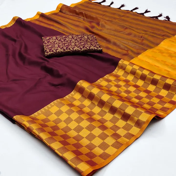 

*Fabric*: *Premium Soft Cotton Silk with broad border with running blouse
contrast jacquard border uploaded by Maa Arbuda saree on 4/16/2023