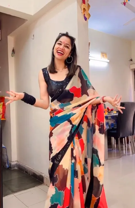 New digital saree  uploaded by Fashion designer saree  on 4/16/2023