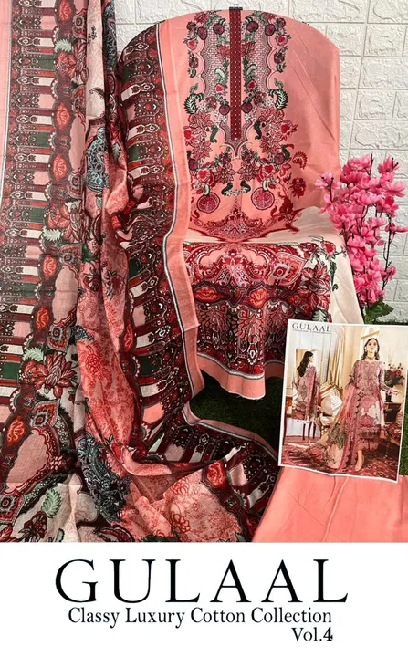 GULAAL CLASSY  LUXURY  COTTON COLLECTION VOL 4*🌹 uploaded by Fatema Fashion on 4/16/2023