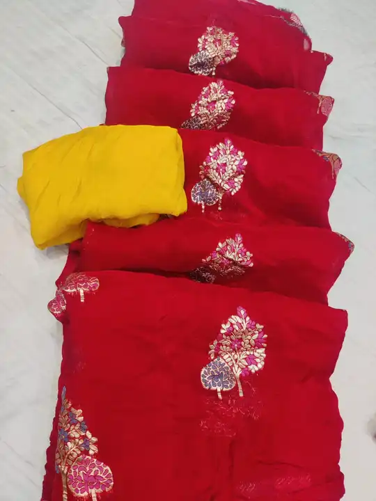 *🛍️🛒New Launch🛒🛍️🌹🌹🌹🌹🌹🌹🌹🌹😱😱😱super duper desginer Sarees 💃💃💃💃💃💃💃
👉🏻  pure org uploaded by Gota Patti manufacturing on 4/16/2023