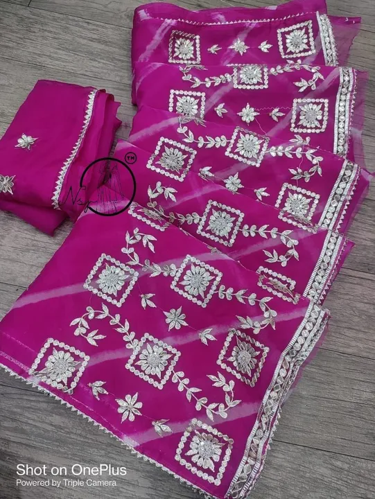 presents Trending Lehriya*


*beautiful color combination Saree for all ladies*

👉keep shopping wit uploaded by Gotapatti manufacturer on 4/16/2023