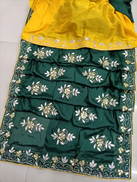 😍😍 *NEW LAUNCHED*😍😍

💃🏻 Special Fancy Colour Matching Chart 😍

💃🏻Chinnon Fabric Saree...... uploaded by Gotapatti manufacturer on 4/16/2023