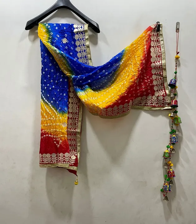 Bandhani Dupatta with Gotta Patti Border
Size-2.10 Meter Plus
Art Silk Fabric
All Multi colors avail uploaded by Gotapatti manufacturer on 4/16/2023