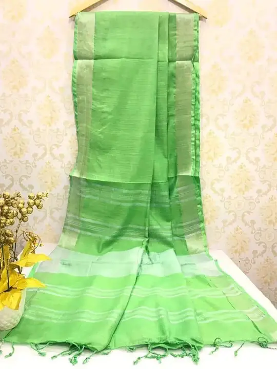 Cotton slub saree  uploaded by RI Handloom Textile on 4/17/2023