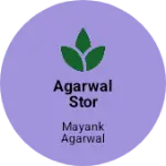 Business logo of Agarwal stor