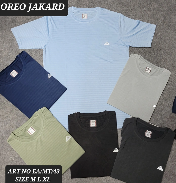 Oreo jakard malai tshirt box packaging  uploaded by Naveen Enterprises on 4/17/2023