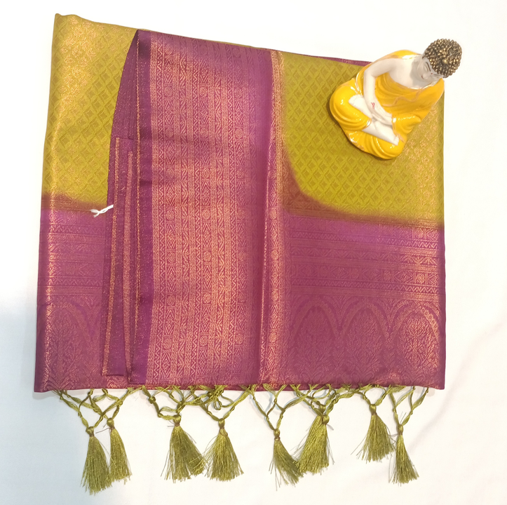 Copper soft silk sarees  uploaded by LIKESH SILK SAREES on 4/17/2023