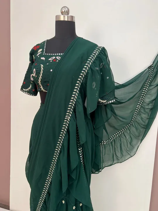 New designer saree latest  uploaded by Maa Karni Fashion on 4/17/2023