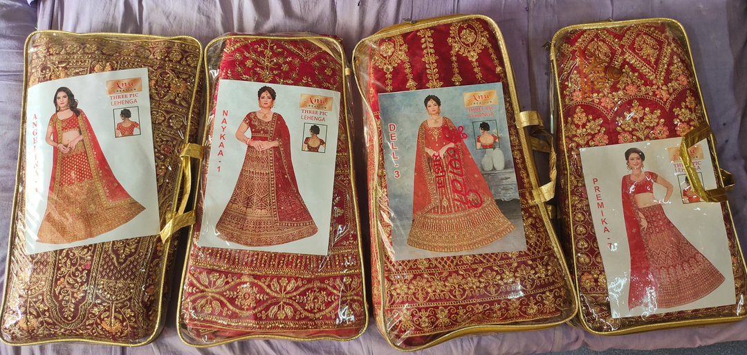 Bridal lehenga 1800Rs-4500rs.  uploaded by Saree kendra on 4/17/2023
