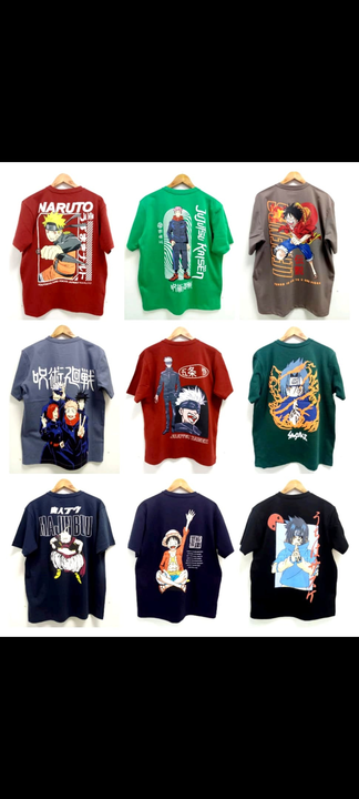 Oversized Anime print Tshirt  uploaded by One08apparels on 4/17/2023