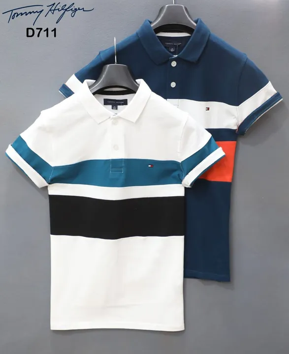 Brand - Tommy

Style - D711 Mens Polo T-Shirt With Cut& Sew Embroidery On chest

Fabric - 100% Combe uploaded by KRISHNA MULTI BRAND on 4/17/2023