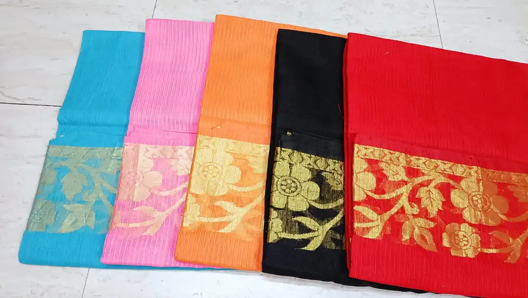 Kota Doria weaving saree with running blouse uploaded by KDM KOTA DORIA MANUFACTURERS on 4/17/2023