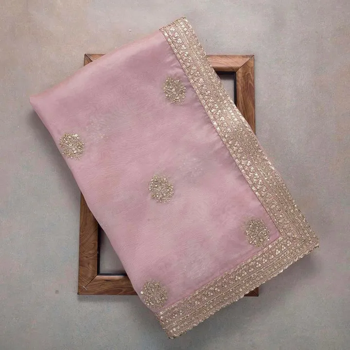 ☘️🛎️🛎️ NEW Launching 🛎️🍀


🥻 Sari Fabric: Premium Organza butta work with Embroidery Codding &  uploaded by Vishal trendz 1011 avadh textile market on 4/17/2023