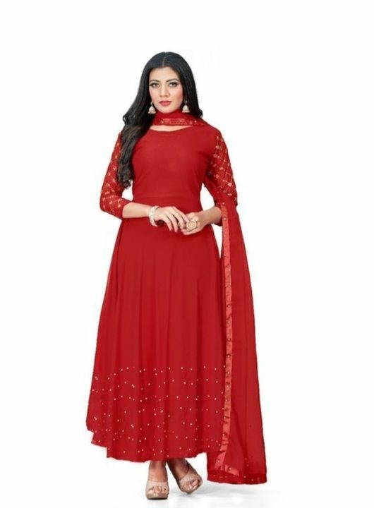 New Ledies Red Gown  uploaded by business on 3/5/2021