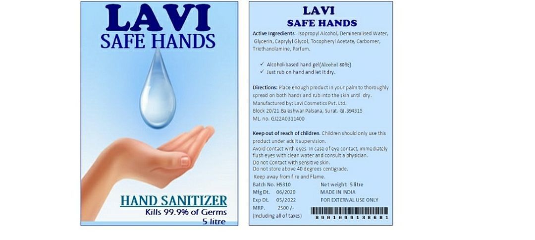 Lavi Sanitizer uploaded by Jayshree Enterprise on 7/11/2020