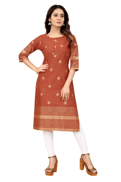 Casual Ruby cotton printed kurti  uploaded by Priya fashion on 4/17/2023