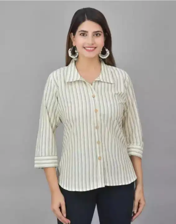 Pure cotton women shirt uploaded by Aleexa Outlet on 5/31/2024