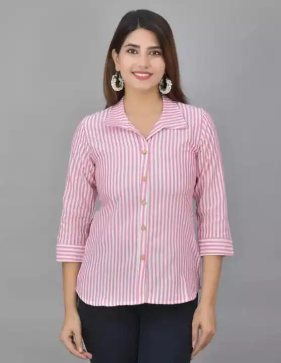 Pure cotton women shirt uploaded by Aleexa Outlet on 4/17/2023