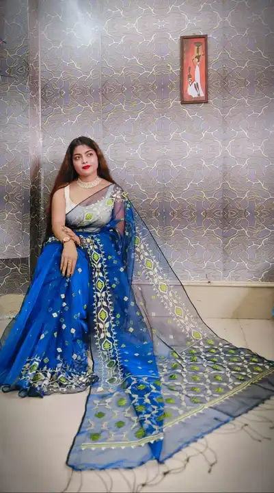 Resham embroidery Saree  uploaded by business on 4/17/2023